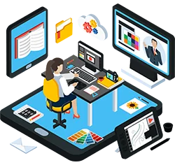 ZoneFlux Technologies  is graphic design service logo, Brochure, email mockups